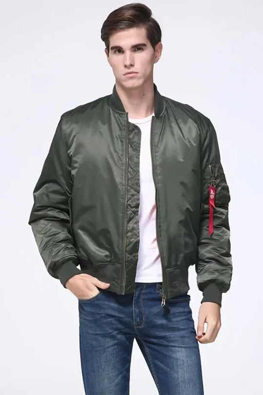 R&B Hochwertige Unisex Bomberjacke mit Reißverschluß