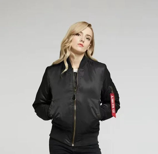 R&B Hochwertige Unisex Bomberjacke mit Reißverschluß