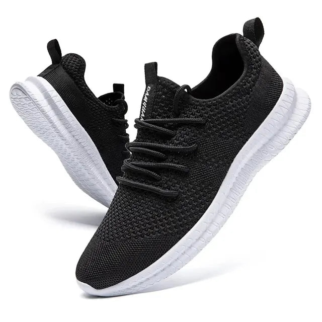 R&B - Orthopädische Schwarze Komfort Sneakers