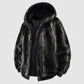 R&B | Kunstfell Kapuzenjacke mit Reißverschluss Vorne