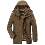 R&B | Fleece Gepolsterte Winterjacke mit Tiefen Taschen