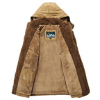 R&B | Fleece Gepolsterte Winterjacke mit Tiefen Taschen