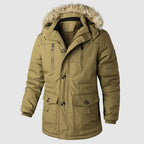 R&B | Outdoor Parka mit Abnehmbarer Kapuze und Innerem Fleece-Futter