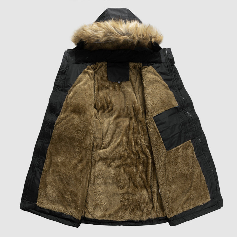R&B | Outdoor Parka mit Abnehmbarer Kapuze und Innerem Fleece-Futter
