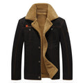 R&B | Sherpa-Futter Baumwolljacke mit Knopfverschluss