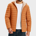 R&B | Wasserabweisende Pufferjacke mit Sherpa-Fleece-Innenfutter