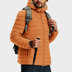 R&B | Wasserabweisende Pufferjacke mit Sherpa-Fleece-Innenfutter