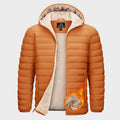 R&B | Wasserabweisende Pufferjacke mit Sherpa-Fleece-Innenfutter