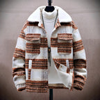 R&B | Winter Plaid Jacke mit Fleece-Innenfutter