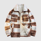 R&B | Winter Plaid Jacke mit Fleece-Innenfutter
