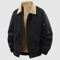 R&B | Winter Dicke Baumwolljacke mit Fleece-Futter