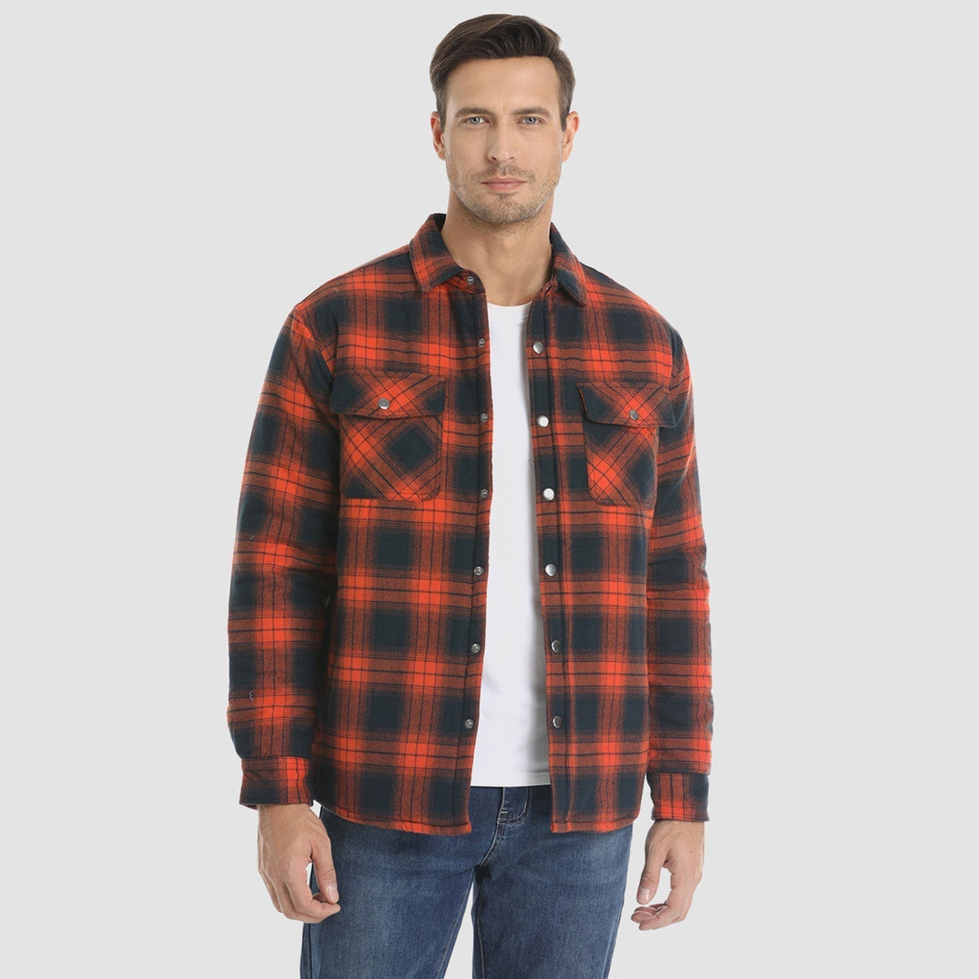 R&B | Herren Flanellhemdjacke