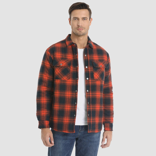 R&B | Herren Flanellhemdjacke