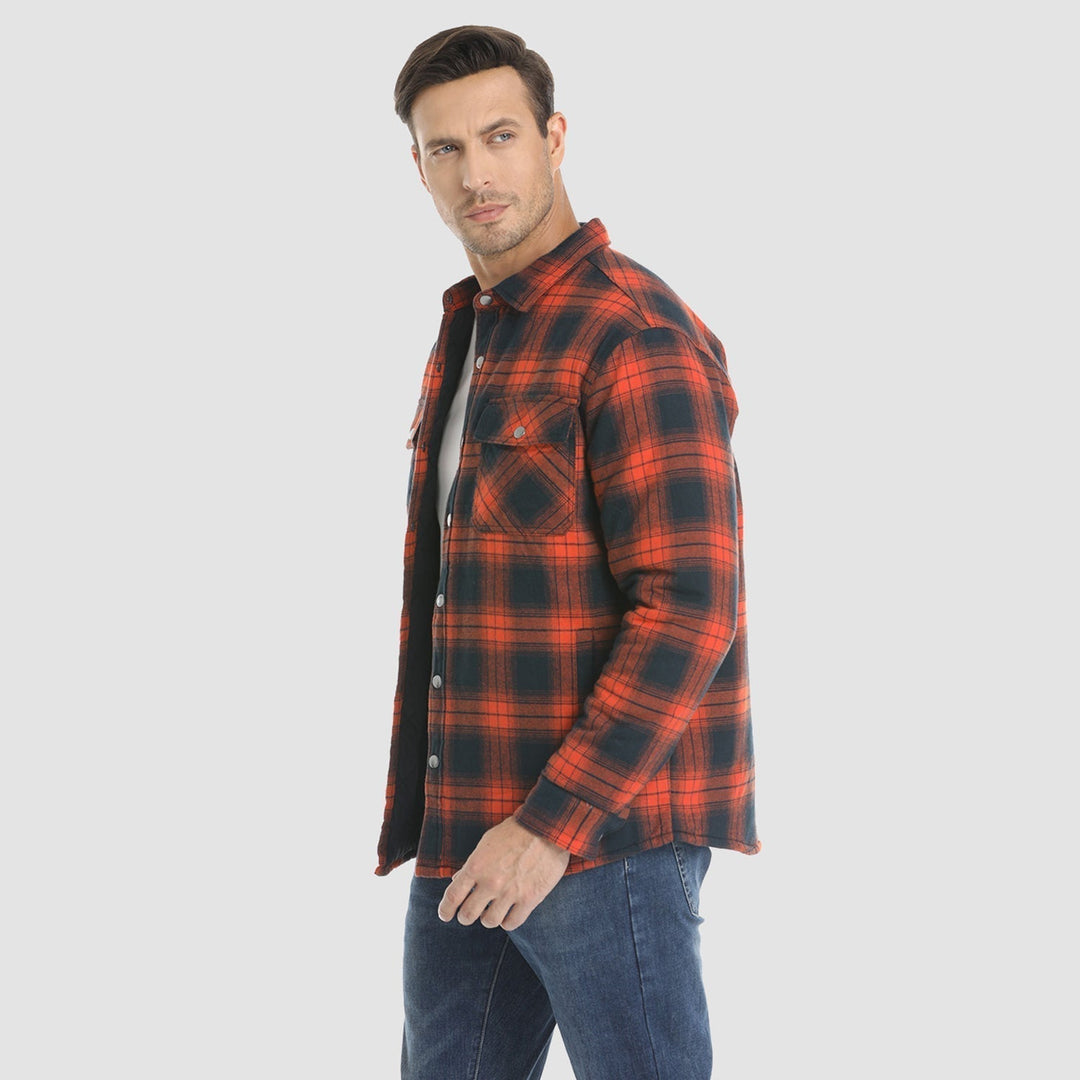 R&B | Herren Flanellhemdjacke