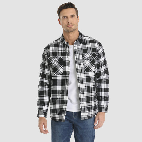 R&B | Herren Flanellhemdjacke