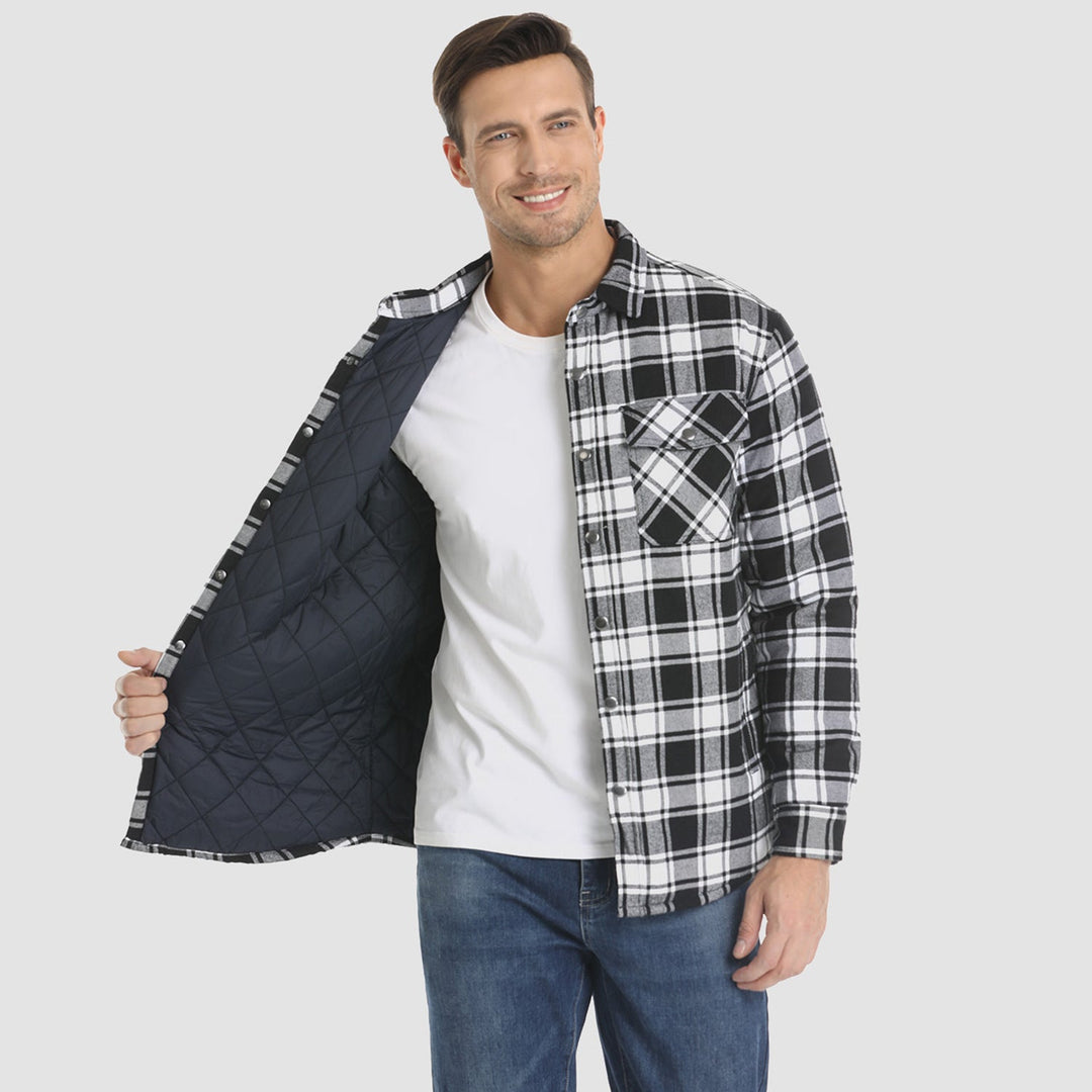 R&B | Herren Flanellhemdjacke