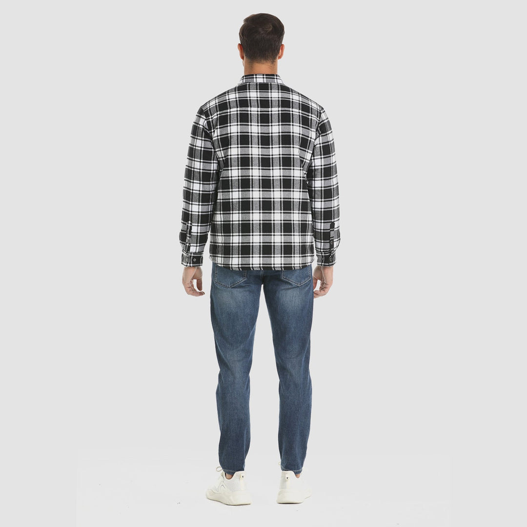 R&B | Herren Flanellhemdjacke