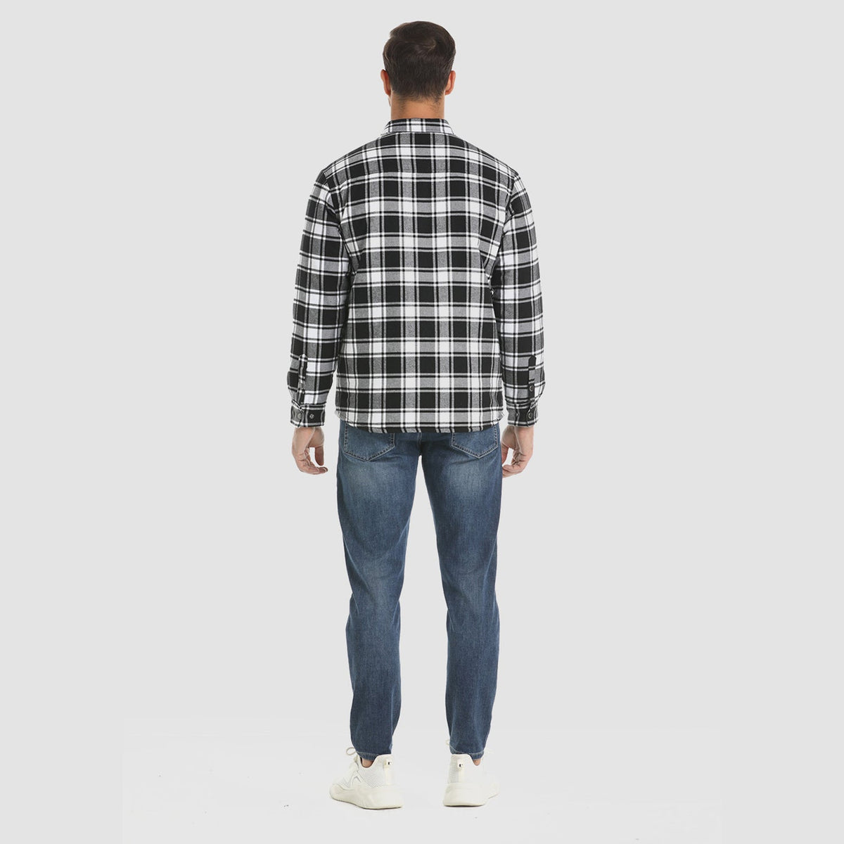 R&B | Herren Flanellhemdjacke