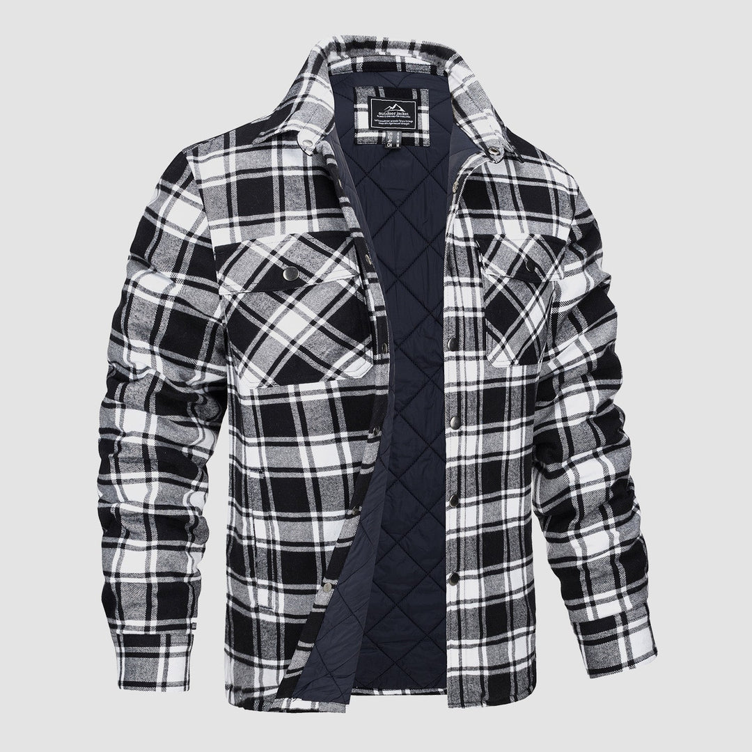 R&B | Herren Flanellhemdjacke
