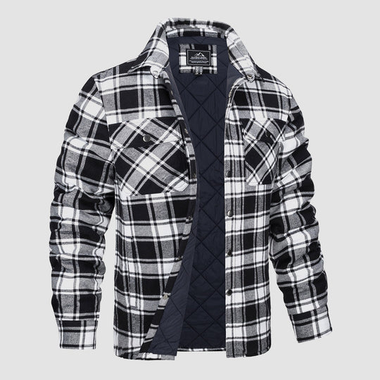 R&B | Herren Flanellhemdjacke