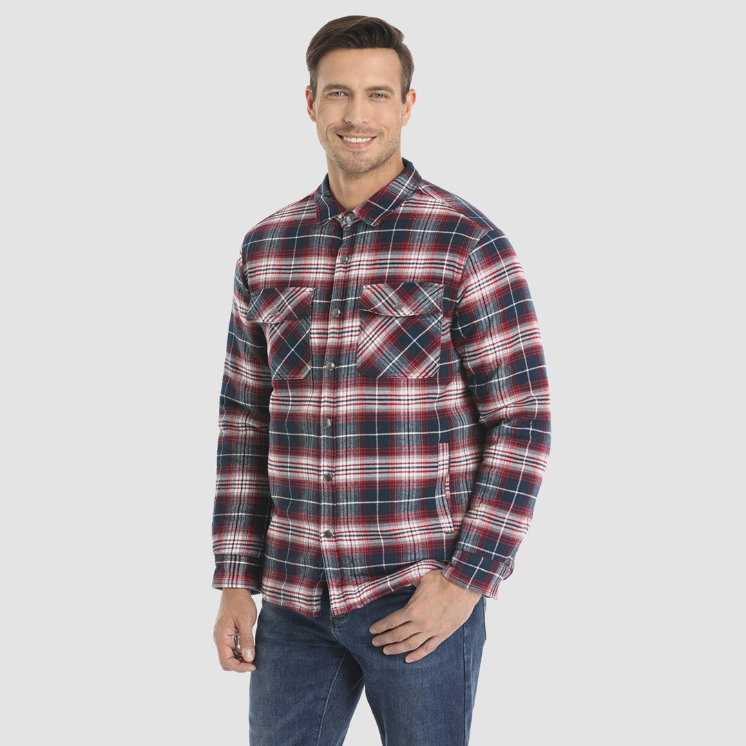R&B | Herren Flanellhemdjacke
