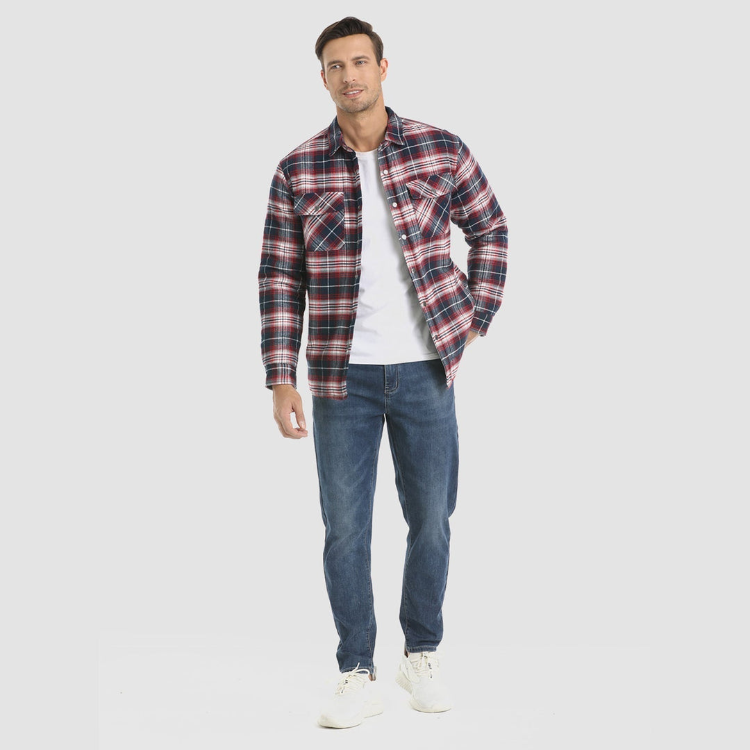 R&B | Herren Flanellhemdjacke