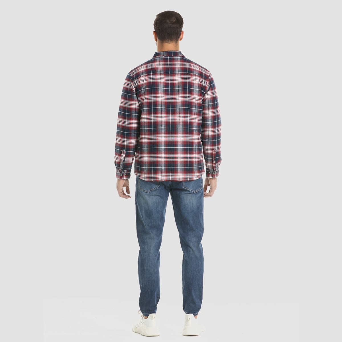 R&B | Herren Flanellhemdjacke