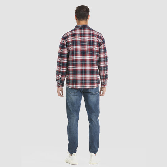 R&B | Herren Flanellhemdjacke