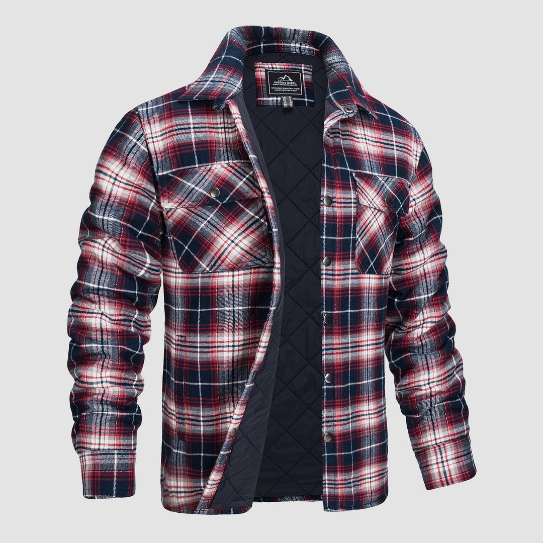 R&B | Herren Flanellhemdjacke