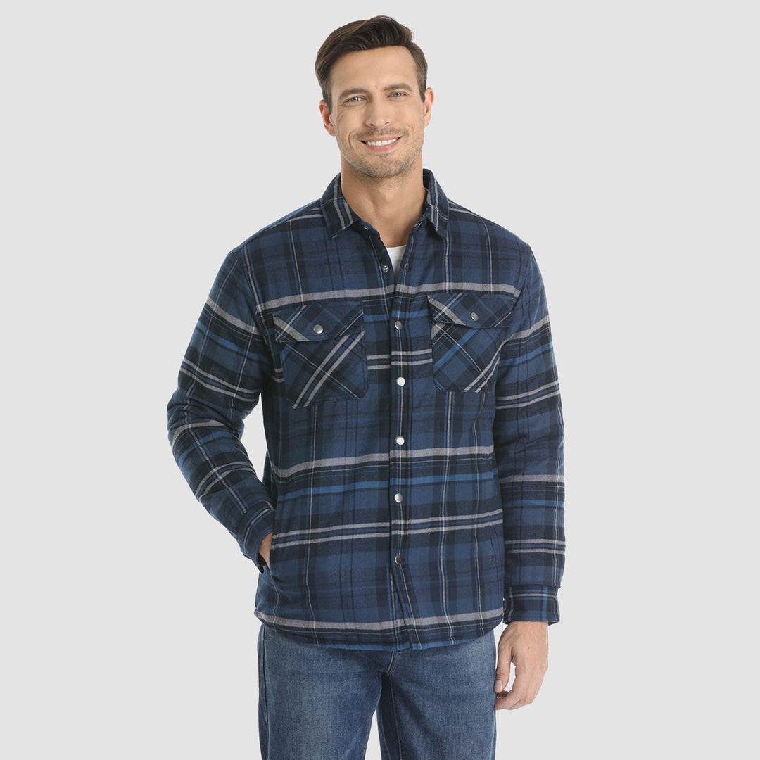 R&B | Herren Flanellhemdjacke