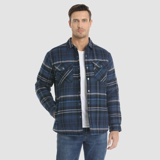 R&B | Herren Flanellhemdjacke