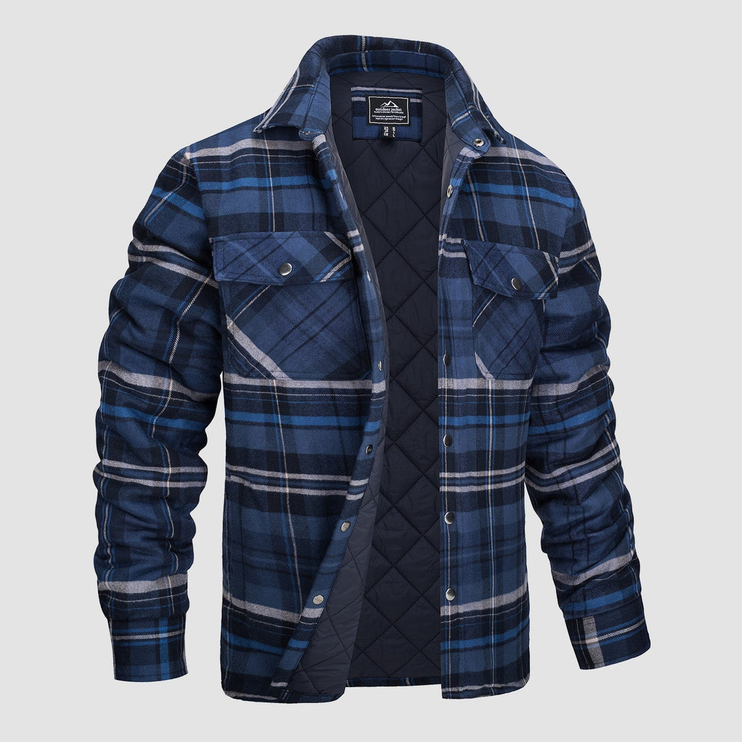 R&B | Herren Flanellhemdjacke