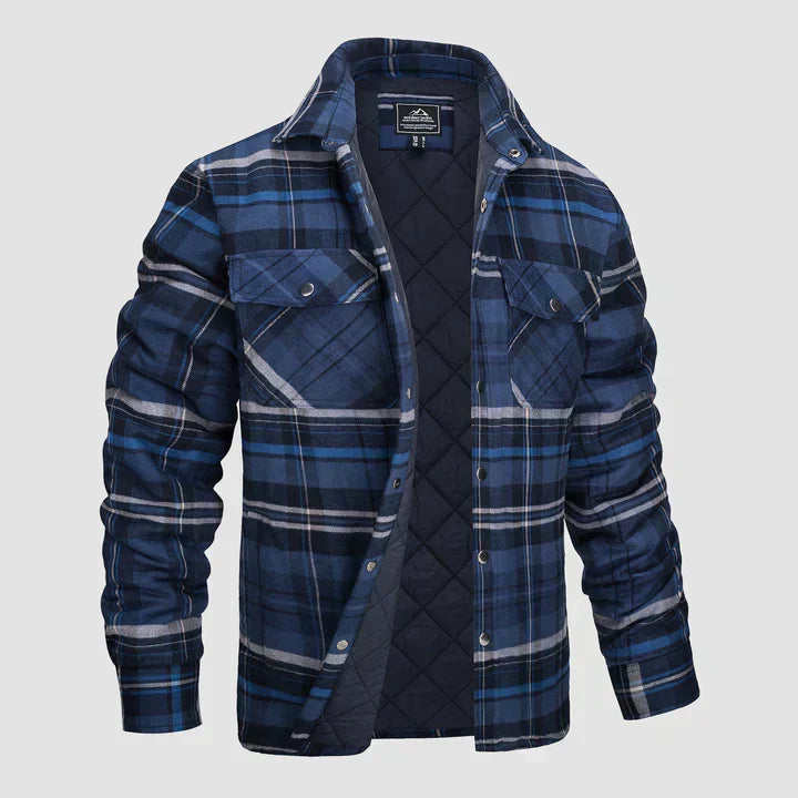 R&B | Gestreifte Flanelljacke