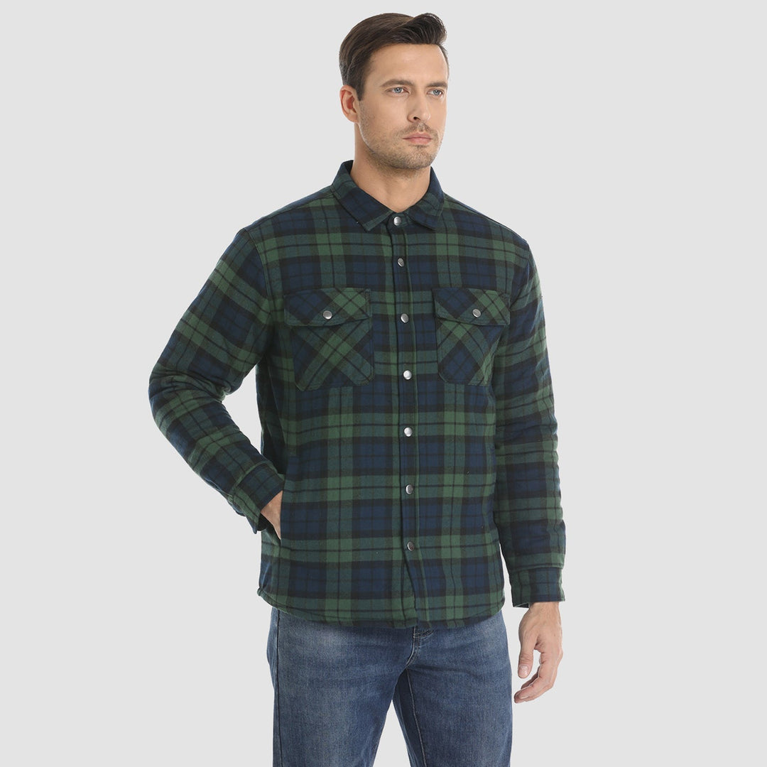 R&B | Herren Flanellhemdjacke
