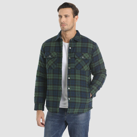 R&B | Herren Flanellhemdjacke