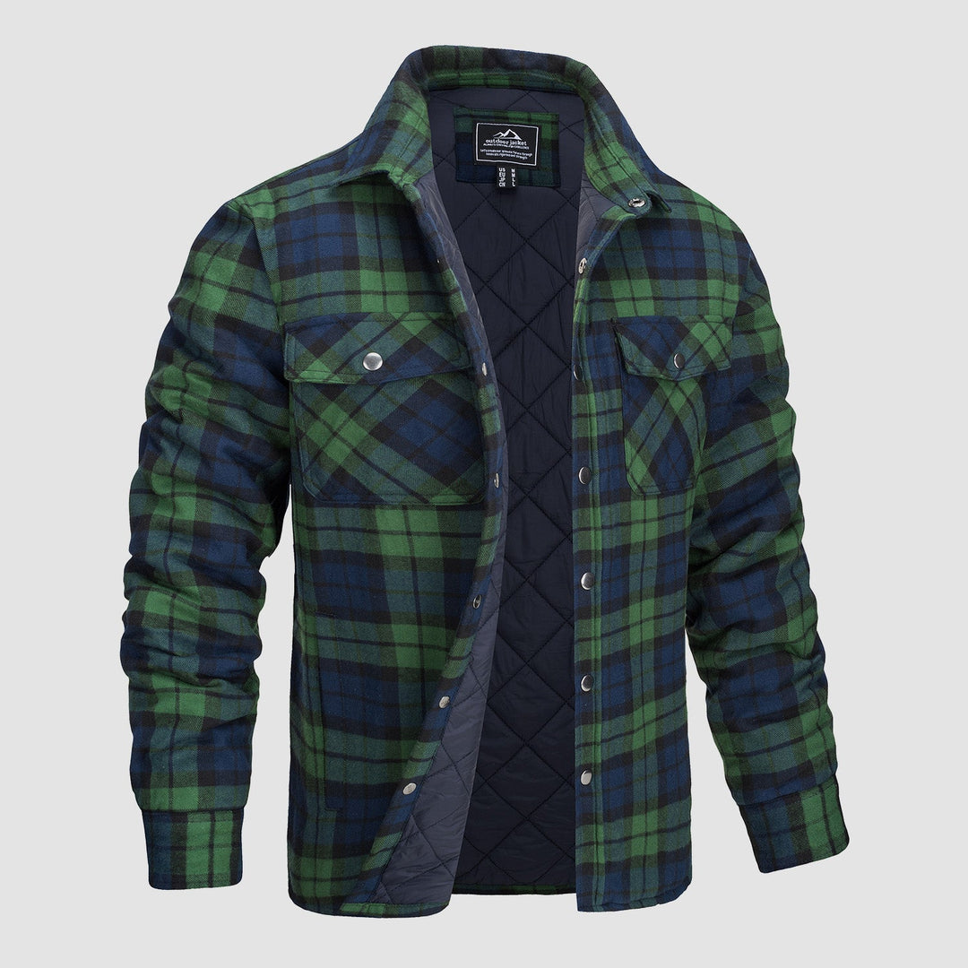 R&B | Herren Flanellhemdjacke