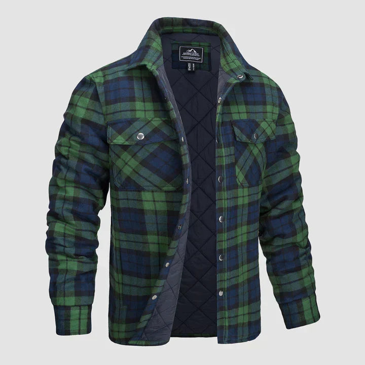 R&B | Gestreifte Flanelljacke
