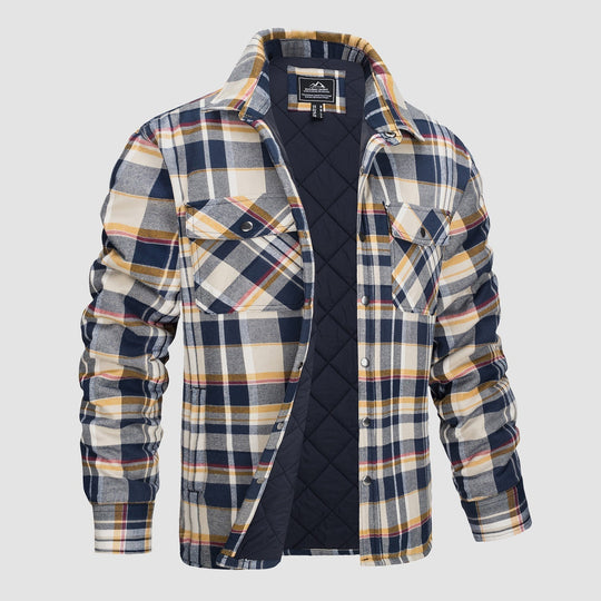 R&B | Herren Flanellhemdjacke