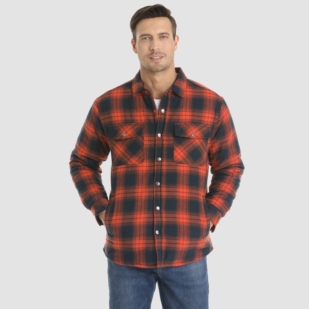 R&B | Herren Flanellhemdjacke