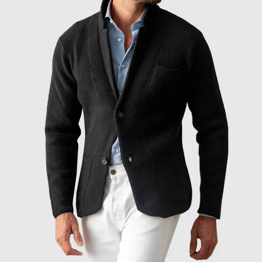 R&B | Lässiger Knopfstrickblazer