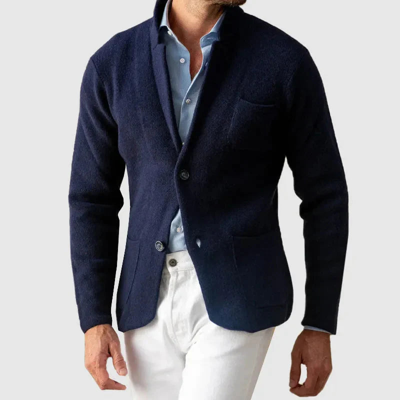 R&B | Lässiger Knopfstrickblazer