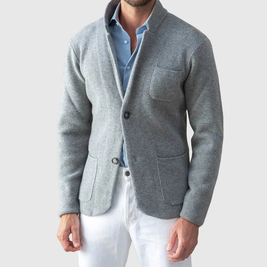 R&B | Lässiger Knopfstrickblazer