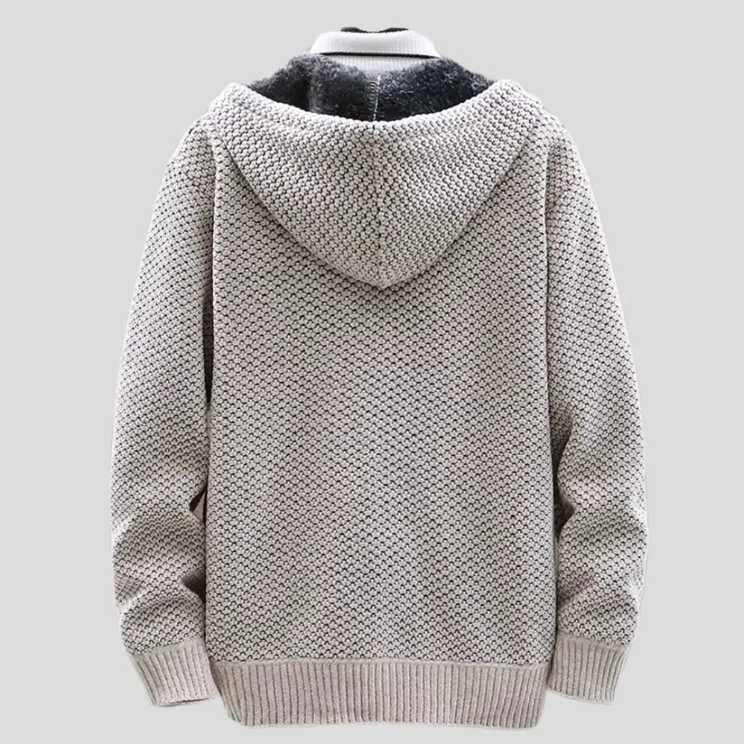 R&B | Strickfleece Zip Hoodie