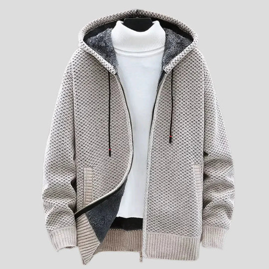 R&B | Strickfleece Zip Hoodie