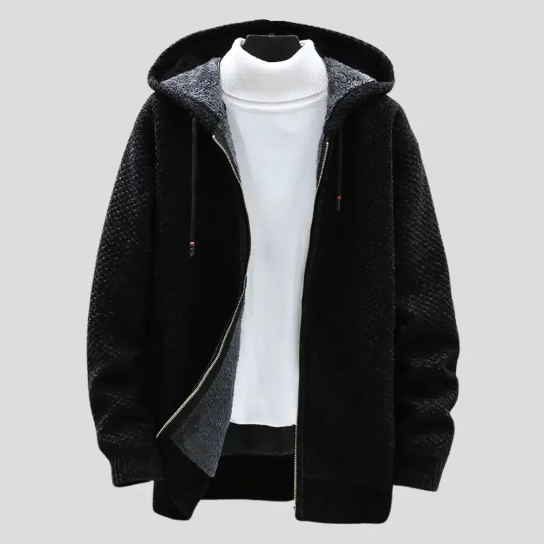 R&B | Strickfleece Zip Hoodie