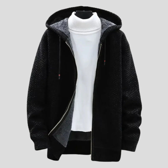 R&B | Strickfleece Zip Hoodie
