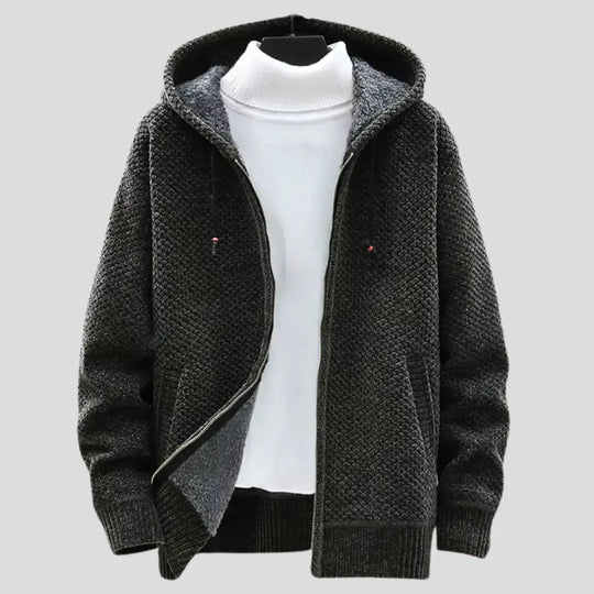R&B | Strickfleece Zip Hoodie