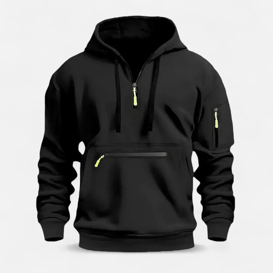 R&B | Strick Zip-Up Kapuzenpullover
