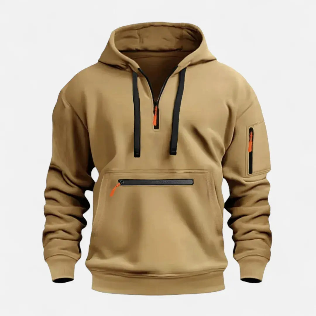R&B | Strick Zip-Up Kapuzenpullover
