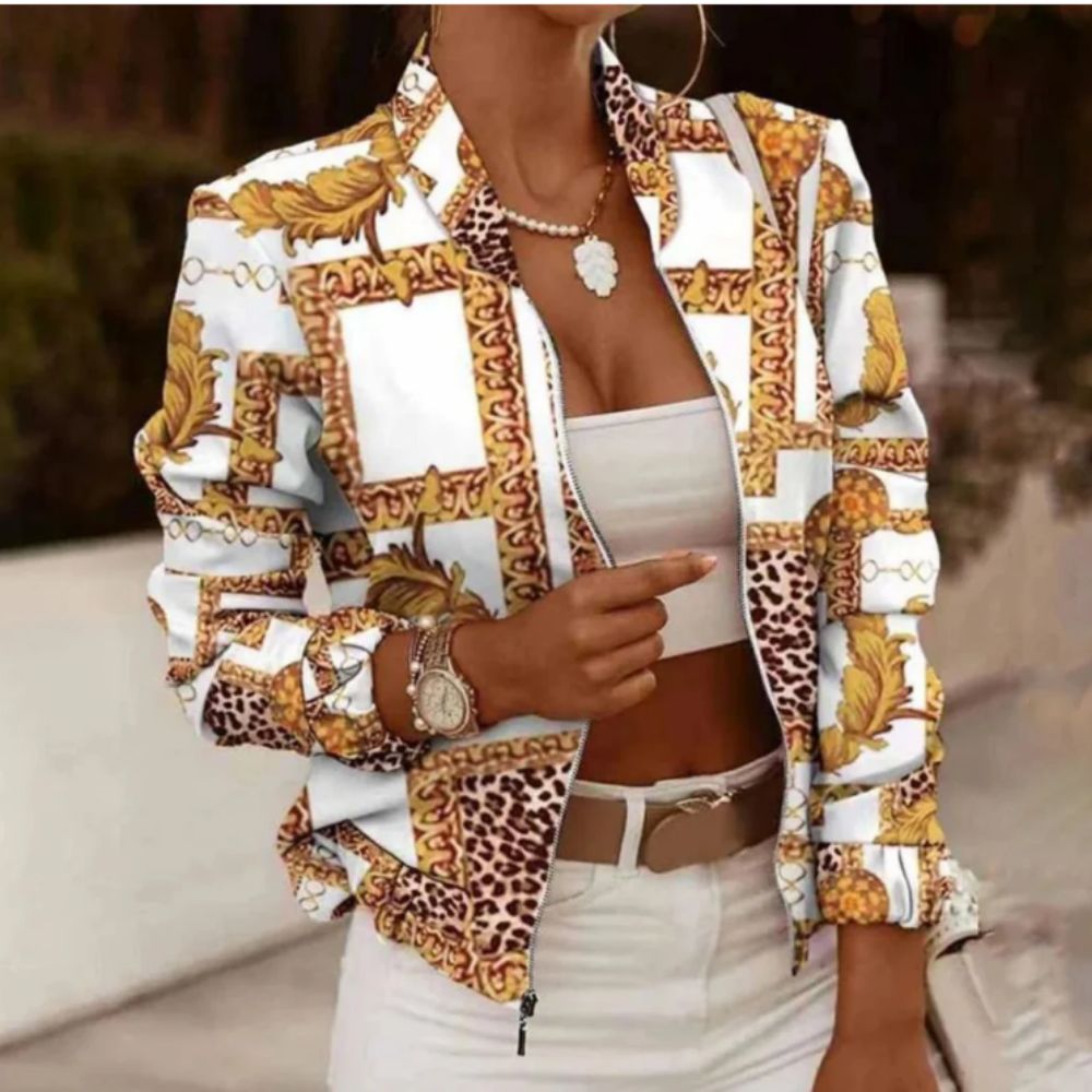 R&B | Elegante Druck-Sommerjacke